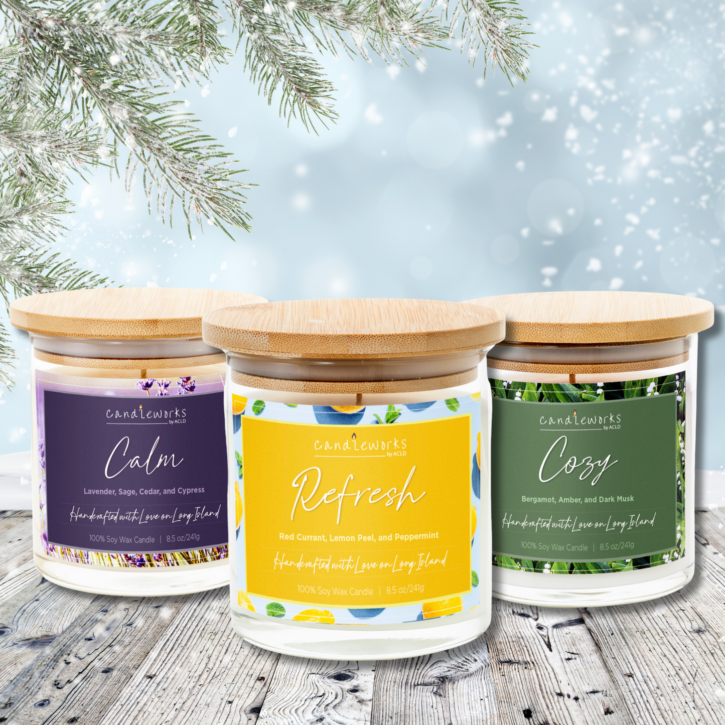 Triple Play Candle Set